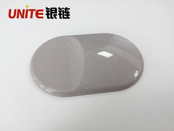 銀鏈仿水磨石灰色PC免噴涂材料美學塑料 銀鏈仿水磨石灰色PC免噴涂材料美學塑料