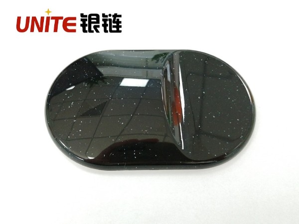 銀鏈水磨石黑底白點ABS免噴涂材料 銀鏈水磨石黑底白點ABS免噴涂材料