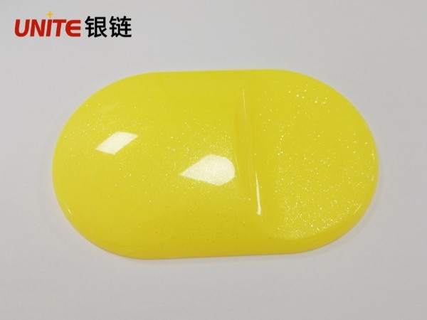 銀鏈檸檬黃色ABS免噴涂材料美學塑料 銀鏈檸檬黃色ABS免噴涂材料美學塑料