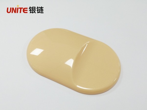 銀鏈奶蜜黃色改性PP免噴涂塑膠材料 銀鏈奶蜜黃色改性PP免噴涂塑膠材料